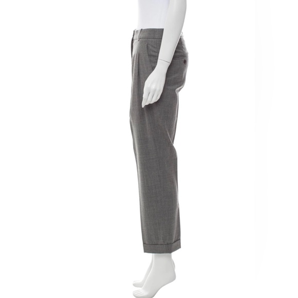 MICHAEL KORS Virgin Wool Straight Leg Pants Size US 2 - Picture 7 of 7